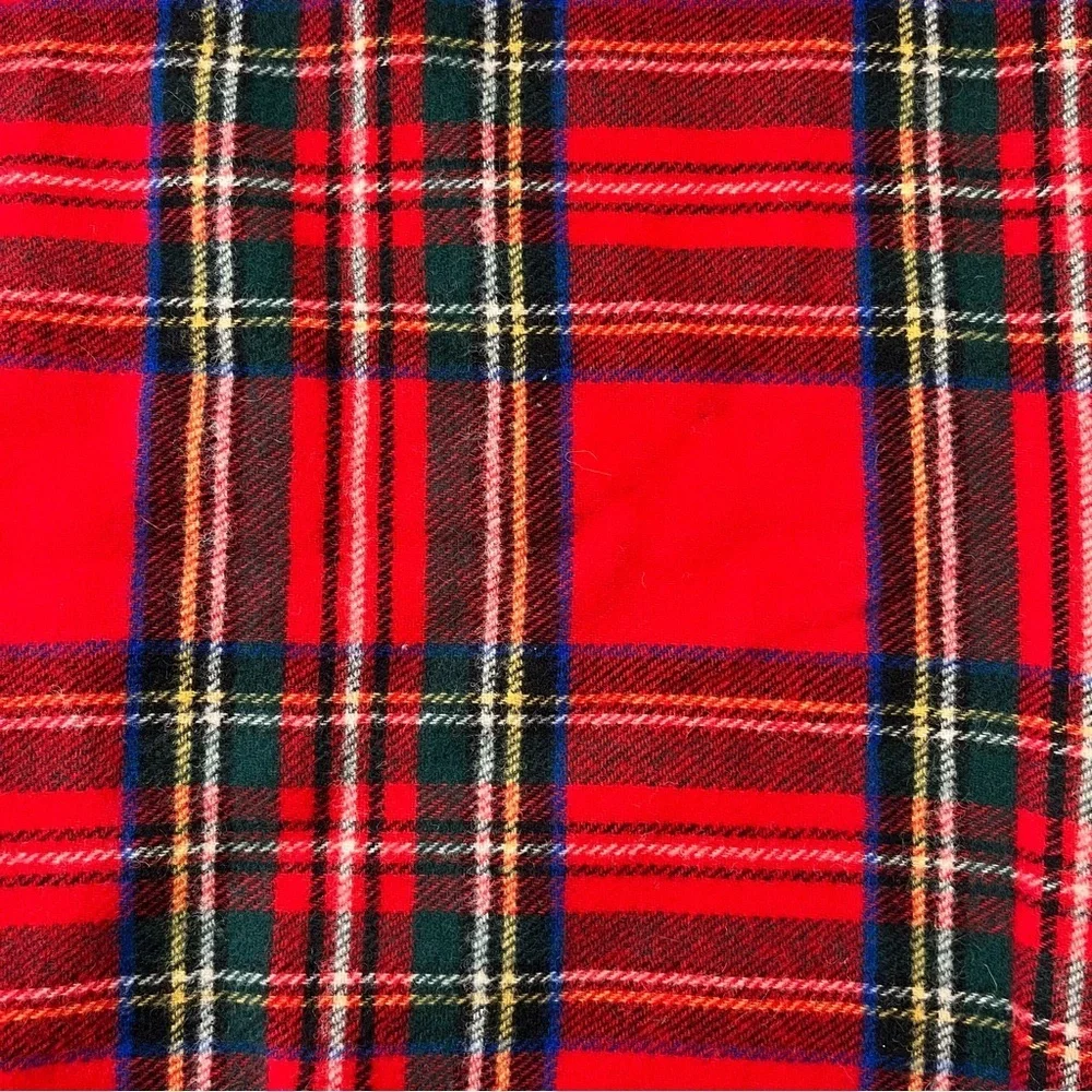 Pendleton Vintage Wool Highland Motor Robe Tartan Fringe Blanket NWT